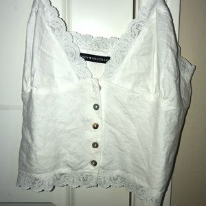 Brand new Brandy Melville button down tank top